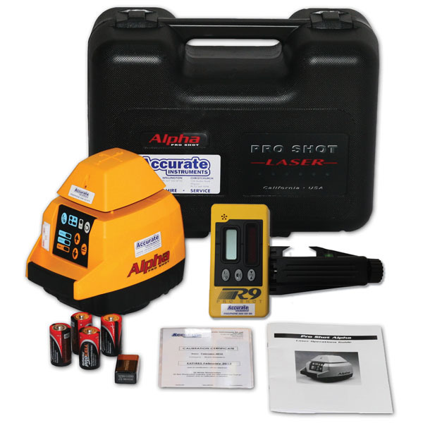 Alpha pro store shot laser level